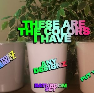 Custom garbage can sets